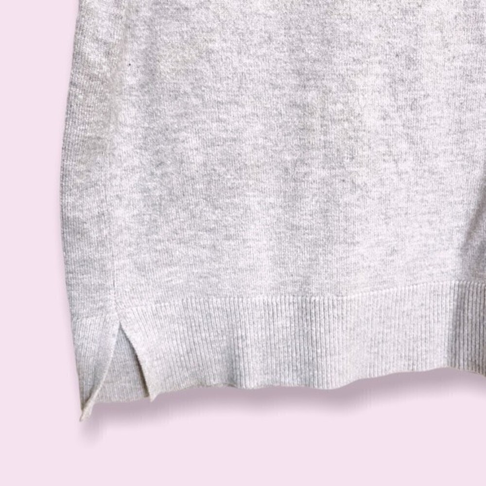 BB Dakota Steve Madden Olivia Sweater Dress Grey Crewneck Knit Womens Size Small - Picture 6 of 11
